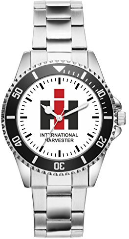 KIESENBERG Herrenuhr Armbanduhr Geschenk International Harvester Company IHC Traktor Trecker Landmaschinen Fans Fahrer Analog Quartz Uhr 1378
