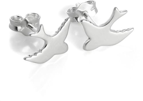 925 Sterlingsilber Mauersegler Vogel Ohrstecker