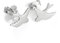 925 Sterlingsilber Mauersegler Vogel Ohrstecker