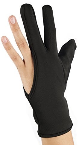 Eurostil Hitzeschutz Handschuh schütz vor Verbrennungen mit dem Lockenstab, Glätteisen, Haarglätter