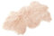 Reissner Lammfelle Naturform Tibetlammfell TP2 100x55cm Farbe hell beige JAY04
