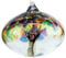 Milford Collection Orb Tree of Life Small Glass Globe - Multicoloured