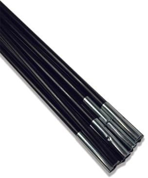 TentSpares - Freedom Trail Sendero 4 Tent, Black Coded Fibreglass Main Poles, Durable Tent Poles Replacement for Camping