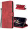 MRSTER Case Compatible with Samsung Galaxy A80, Premium PU-Leather Flip Wallet Cover Phone Case for Samsung Galaxy A80. HX Retro Red