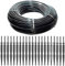 Suinga Pack Riego por goteo. MICROTUBO 3x5mm 200 metros + 50 ESTACAS RIEGO POR GOTEO 2,6 l/h. Riego por goteo para plantas, macetas y árboles
