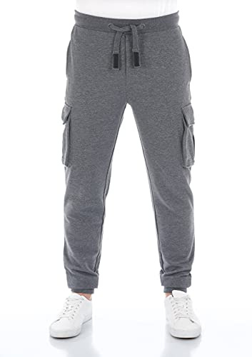 riverso Jogginghose Herren lang RIVLars Slim Fit Trainingshose Cargo Jogger Sporthose Trainingshose Freizeithose Schwarz Grau Rot Braun Grün Blau S M L XL XL XXL 3XL 4XL 5XL