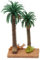 Holyart Doppel-Palme 20x10x5 cm für DIY-Krippe