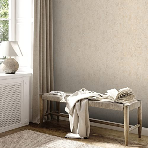 Livingwalls Premium Wall 2 390361 Non-Woven Wallpaper Plain 10.05 m x 0.53 m Made in Germany Cream