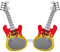 Lustige Partybrillen Gitarre Form Sonnenbrille Musikinstrument Sonnenbrille Party Brille Für Cosplay -Party -Dekoration