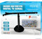 Indoor Tv Aerial Antenna - Compatible With Digital, HDTV & Freeview | Adjustable To Provide Best Connection | UHF/VHF/FM | Suitable For All Tv’s | Anti Ghost Reflector