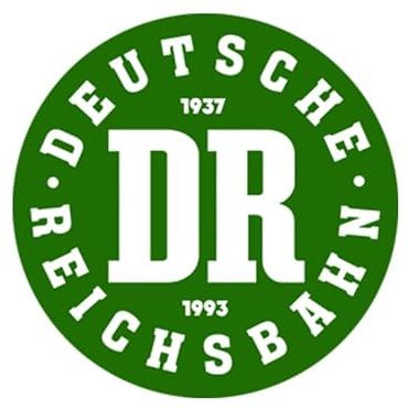 Sammys Shirt Store Deutsche Reichsbahn GRÜN Aufkleber 10 cm
