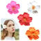 Zernblend 4 Stück Hawaiiblumen Haarschleifen für Frauen, 8,75 cm Plumeria Hibiskus Haarspangen, ideal für Strandurlaub, Party und Sommeraccessoires