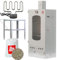 ITA Räucherofen 7012 - Smoker Set mit Heizelement, Tisch & Räucherspänen - Räucherschrank mit 3 Etagen - Legierter Stahl, mit Sichtfenster & Kaminabzug - Qualität Made In EU Direkt vom Hersteller