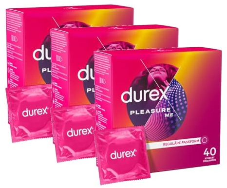 Durex Pleasure Me Kondome 120 Stück (3er Pack)