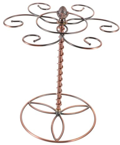 IMIKEYA Weinglas-hängehalter Aus Eisen Becherhalter Für Tische Dekoratives Glasregal Mit Retro-Design Praktischer Weinglas-Organizer Stabiles Weinbecherregal Für Küche