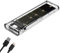 Mauedest M.2 NGFF Dual Protocolo SSD Case Clear USB Tipo C 10Gbps PCI-E M2 SSD Carcasa externa transparente Caja de disco duro