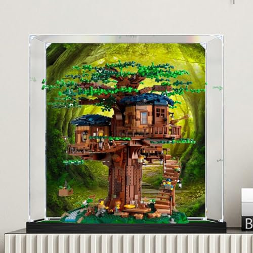 Vetrina di spessore 3 mm per casa sull'albero 21318 – Espositore in acrilico per Lego 21318 (non incluso)