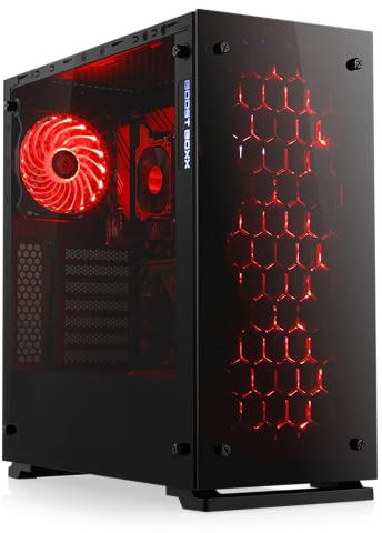 Gaming PC mit Windows 11 Pro | AMD Ryzen 5 5500 6x3.6GHz | RTX 3050 | 1000GB M.2 NVMe | 32GB DDR4 RAM | WLAN | Computer für Zocker, Gamer Desktop Rechner zum Spielen | A12235