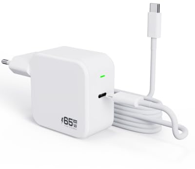 Chargeur Ordinateur USB C 65W pour Samsung Galaxy Book Pro 360,Notebook 7 9 | NP950QDB NP950XDB NP960QFG NP960XFG NP960XFH, Chromebook 4 4+ Plus, MacBook, Huawei MateBook D14 D15 D16 Adaptateur