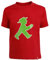 AMPELMANN T-Shirt Kinder - Prachtkerlchen Geher vorne/Steher hinten rot