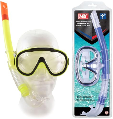 MY Mask and snorkel - choice of colour - M.Y. British Standard Mask & Snorkel Set With Purge Valve