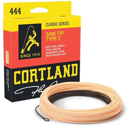 Cortland Line WF4 F/S Spüle Spitze Angelschnur, Unisex, Brown/Peach
