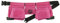 Graintex DS1118 Werkzeuggürtel mit 8 Taschen, Veloursleder, mit 5 cm Gurtband, 2 Hammerhalterschlaufen aus Leder, Pink