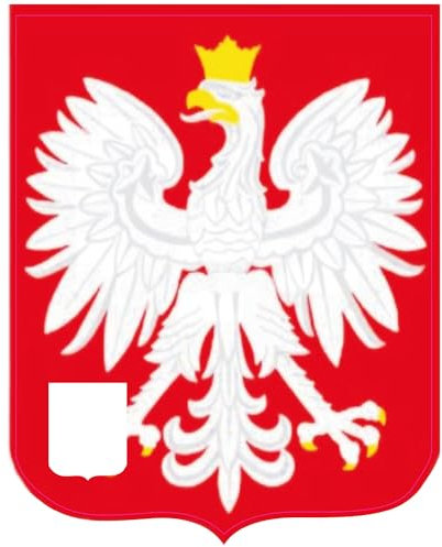 INDIGOS UG Auto Aufkleber Polska Coat of Arms Bumper Sticker Poland Polish Military Car 101mmX127mm