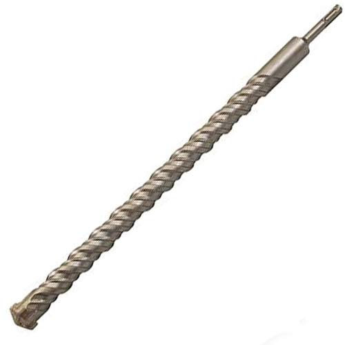 30mm x 460mm SDS Plus Crosshead Masonry Drill Bit -Tungsten Carbide 4 Point Cutting Head for Accurate Drilling & Long Life- Loops