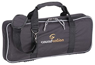 SOUNDSATION - Borsa imbottita per tastiera con tasca e tracolla