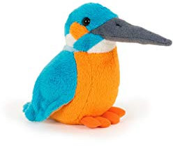 Trigon Stofftier Eisvogel 11 cm, Kuscheltier Plüschtier Vogel Vögel Eisvögel