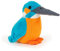 Trigon Stofftier Eisvogel 11 cm, Kuscheltier Plüschtier Vogel Vögel Eisvögel