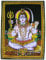 Krishna Tapisserie, einzigartige Laxmi-Arbeit, Shiva Radha, handgefertigt, Gott, Baumwolle, Buddha, Pailletten, Wand, wunderschön, mehrere Arjun, hängende Widder, ethbisches indisches Poster (Shiva)