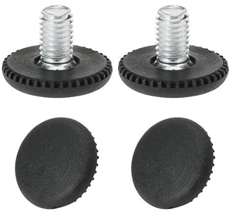 sourcing map 4 Stk.Verstellbare Möbelfüße Stellfuß Nivellierfüße Einstellbarer Leveler Schutz für Stuhlbein M8 x 10 x 25mm