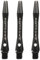 abcdarts Unisex – Erwachsene Aluminium Shaft Dart Sch fte Set, Schwarz, Short EU