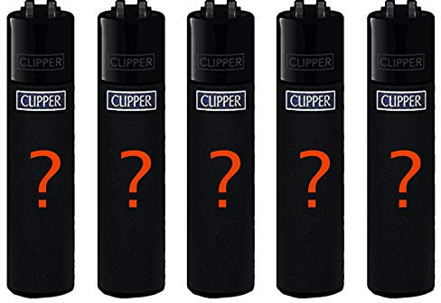 Clipper Original Lighter Flints 4 Set + 1 Überraschungsclipper Feuerzeug All u Need Schlüsselanhänger Flaschenöffner (Surprise Set)