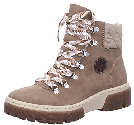 Rieker X8647, Stivali alla Moda Donna, Beige, 39 EU