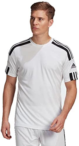 Adidas, Squad 21 JSY SS, Maglia, Bianco Nero, L, Uomo