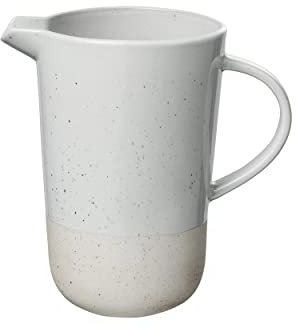 blomus -SABLO- Keramik Milch-Krug 1000ml / 34 oz.Milch-Kännchen, Milchkanne, Getränke-Krug, spülmaschinenfest, bruchfest, Farbe Cloud, Material Keramik (64160)