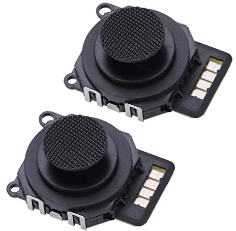 Analoger 3D-Tasten-Joystick, Wireless Professional 2pcs 3D-Tasten-Joystick-Stick Rocker Game Controller Oystick-Taste für 2000 Super Light