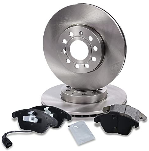 ATEC Germany Bremsenset Vorderachse inkl. Bremsscheiben Ø 288 mm Belüftet + Bremsbeläge Vorne