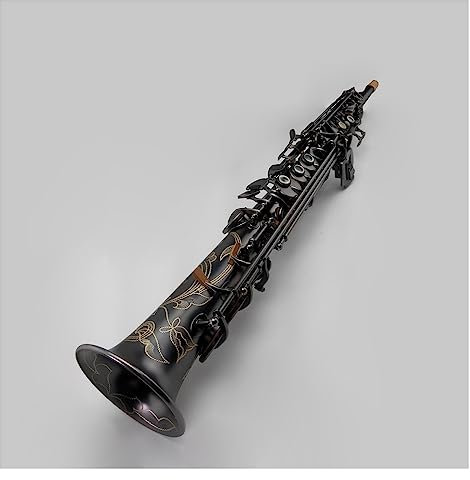 Sax Musical Instruments Schwarzes Nickel-Gold-Hochton-Saxophon B-Saxophon-Musikinstrumente Mit Koffer Und Zubehör
