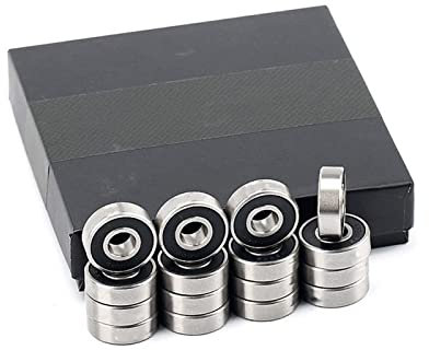 EICOFF Kugellager S608-2RS Kugellager ABEC-9 Inline Speed Skate Edelstahl Skating Scooter Drift Board Bearing 608