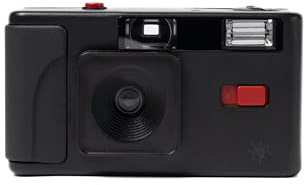 Long Weekend 35mm Film Camera – Wiederverwendbare analoge Kamera mit 31 mm F9 Linse  I  Focus-Free  I  Integrierter Blitz  I  Schwarz
