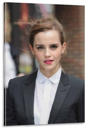 Emma Watson Poster (38) Kunstdruck auf Leinwand, Poster, Wandfarbe, Kunstposter, Dekoration, moderne Wohnkunstwerke, 60 x 90 cm