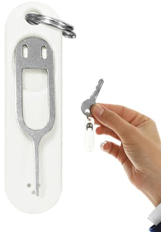 Herramienta eyectora Sim,Herramienta Sim,Abridor de Agujas para Tarjeta SIM - Herramienta Creativa de Apertura de Bandeja de Tarjetas, Pin de expulsión de Bandeja de Tarjetas SIM con Funda Protectora