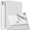 FINTIE Custodia per iPad Pro 11 Pollici (M4) 2024 con Pencil Holder - Sottile Leggero Cover Posteriore Opaca Traslucida Cover in Morbido TPU con Auto Sveglia/Sonno, Argento