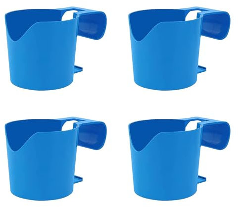 Hobngmuc 4 Piezas Portavasos para Piscina, Portavasos para Piscina Colgante, Portavasos para Piscina para Piscina sobre El Suelo, Portavasos para Botellas De Cerveza para Fiesta En La Piscina