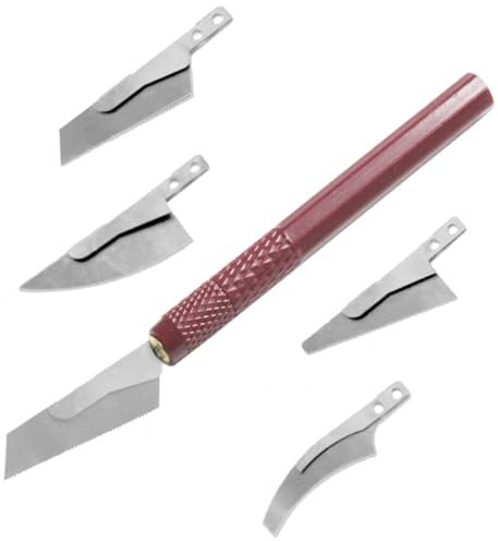 Magicrose Mini Hand Saw Model Craft Tools with 4 DIY Craft Pieces Saw Blades Modelling Hobby DIY Hacksaw Tool Kit for Hand Cutting Model Parts Cutting