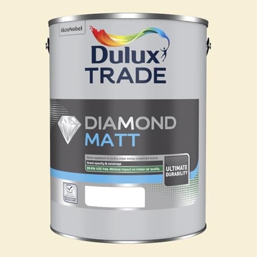 DULUX TRADE DIAMOND MATT PRIMROSE WHITE 5L